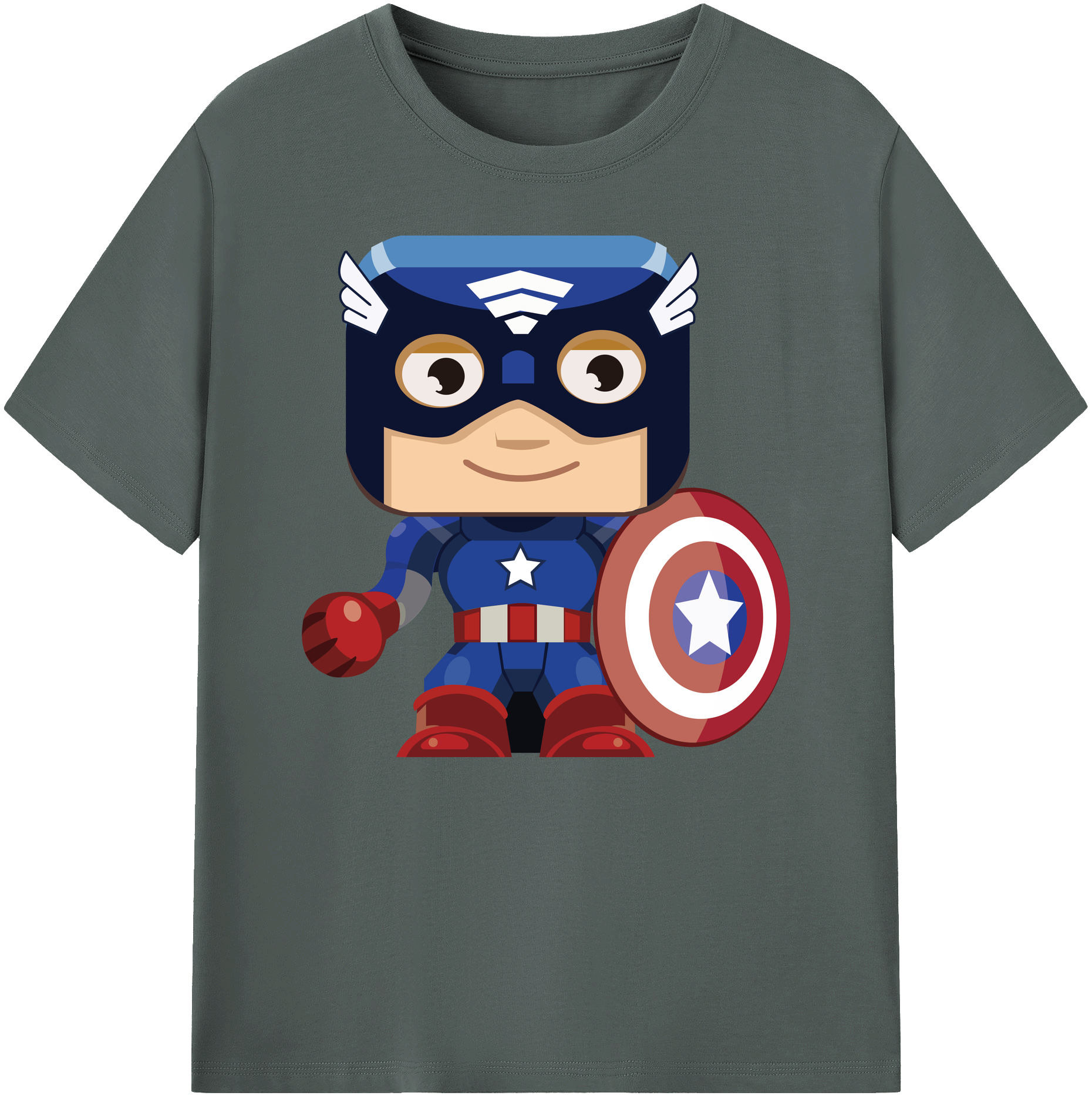 （画像用） アベンジャーズ The Avengers 綿100％ メンズ半袖Tシャツ｜肌触りやわらか＆通気性